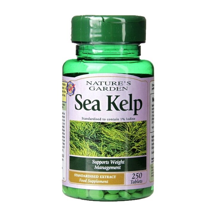 Seetang (Seetang) (Algen, Jod 15 mg) 525 mg 250 Tabletten HOLLAND & BARRETT
