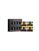 Auswahl an Premium-Akazienhonigen mit ätherischen Ölen - Selection Miel Premium, 4 Stk. x 30 g