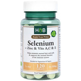 Selen 100 mcg + Zink & Vits A, C & E – 120 Tabletten