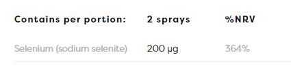 Selen Oral Spray 200 µg – 26 ml