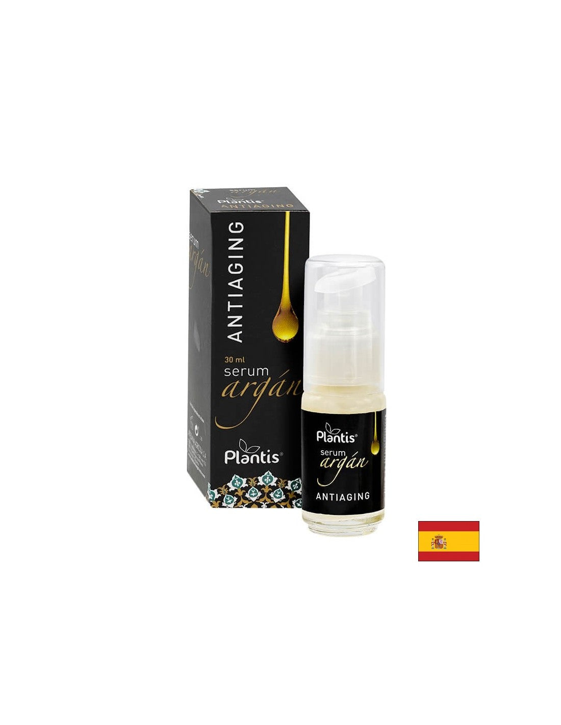 Gesichtsserum mit Arganöl, Vit. E und Hyaluronsäure - Serum Argán Plantis®, 30 ml
