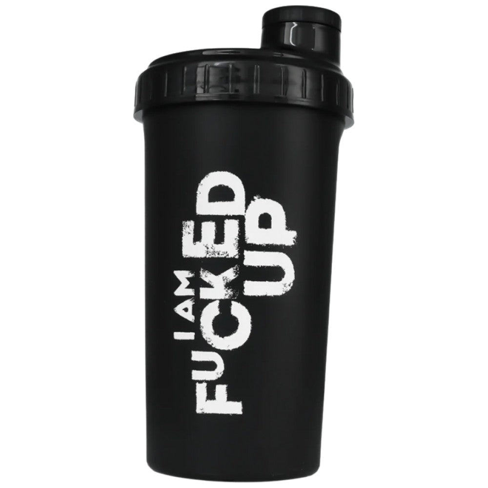 Shaker | I AM FUCKED UP – Schwarz – 700 ml