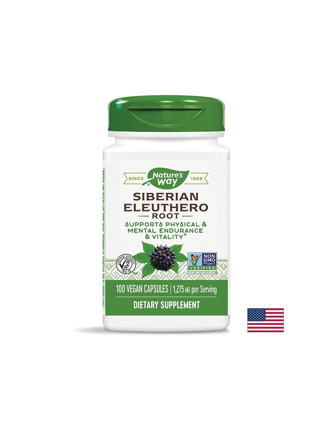 Sibirischer Eleuthero 425 mg – 100 Kapseln