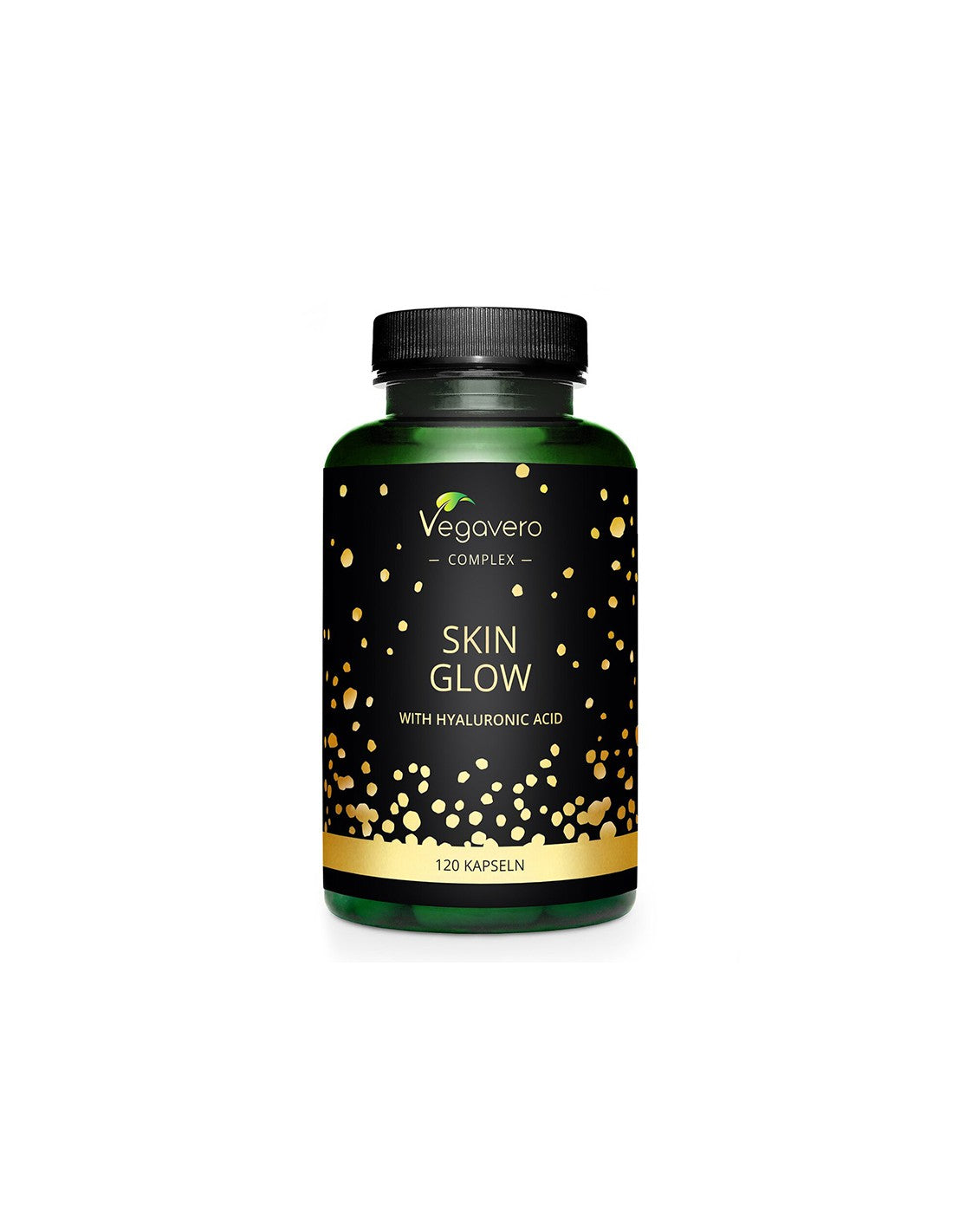 Skin Glow-Formel für strahlende und junge Haut – Hyaluronsäure, Antioxidantien, Niacin und Kräuter, 120 Kapseln für 40 Tage Anwendung