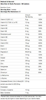 Formel für Haut, Haare und Nägel, 90 Tabletten