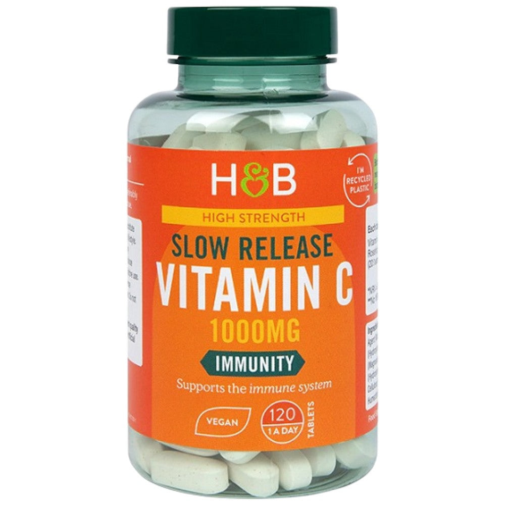 Vitamin C mit langsamer Freisetzung 1000 mg – 120 Tabletten
