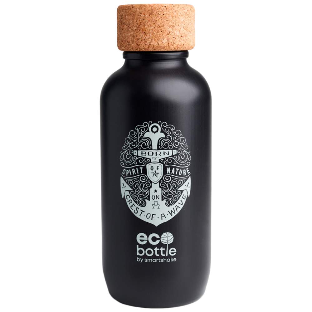 Intelligente Öko-Flasche | Schwarzer Anker - 650 ml