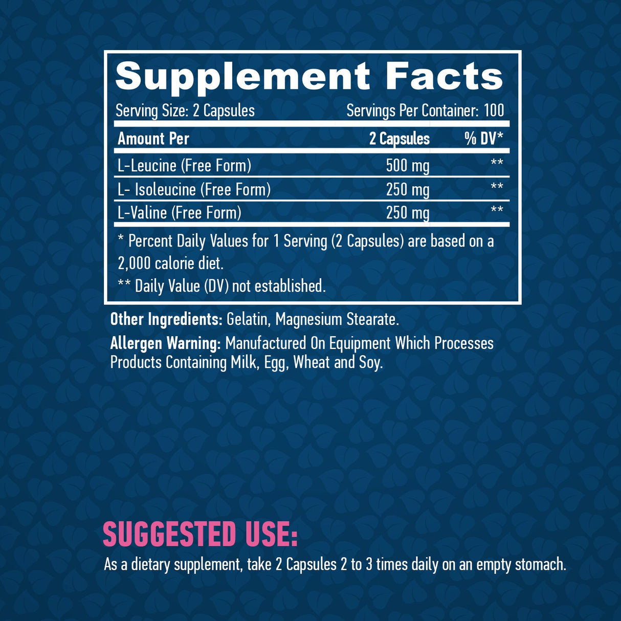 Sport BCAA 2:1:1 500 mg/200 Kapseln