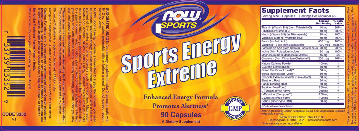 Sports Energy Extreme – 90 Kapseln