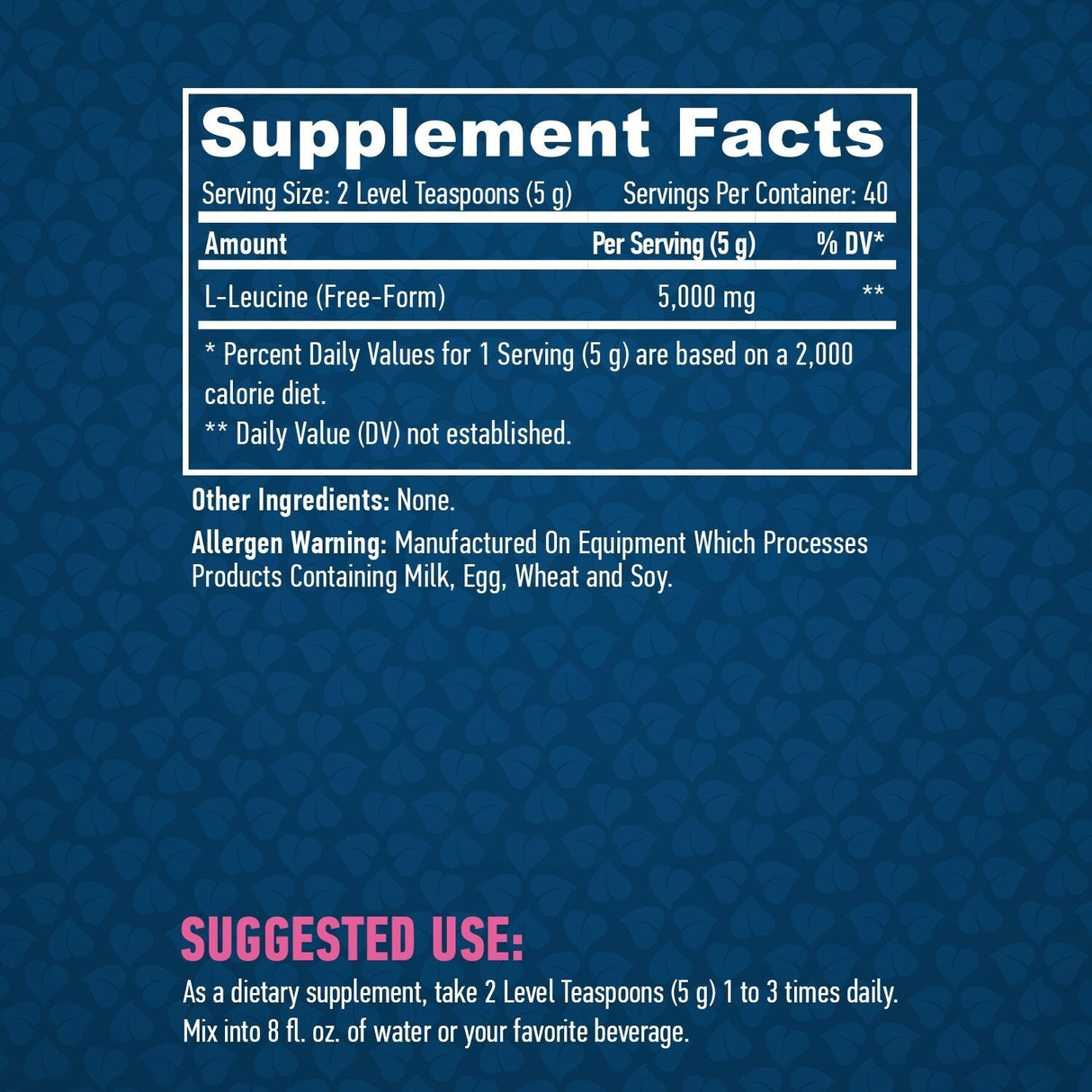 Sport L-Leucin 200g. - 0,200 kg