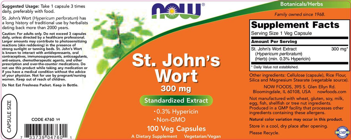 Johanniskraut 300 mg – 250 Kapseln