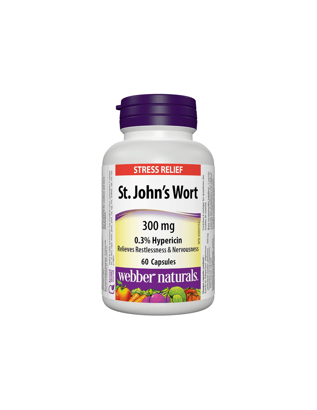 Johanniskraut, 300 mg, 60 Kapseln <tc>Webber Naturals</tc>