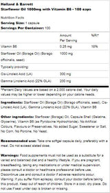 Sternblumenöl 1000 mg | Mit Vitamin B6 - 100 Kapseln