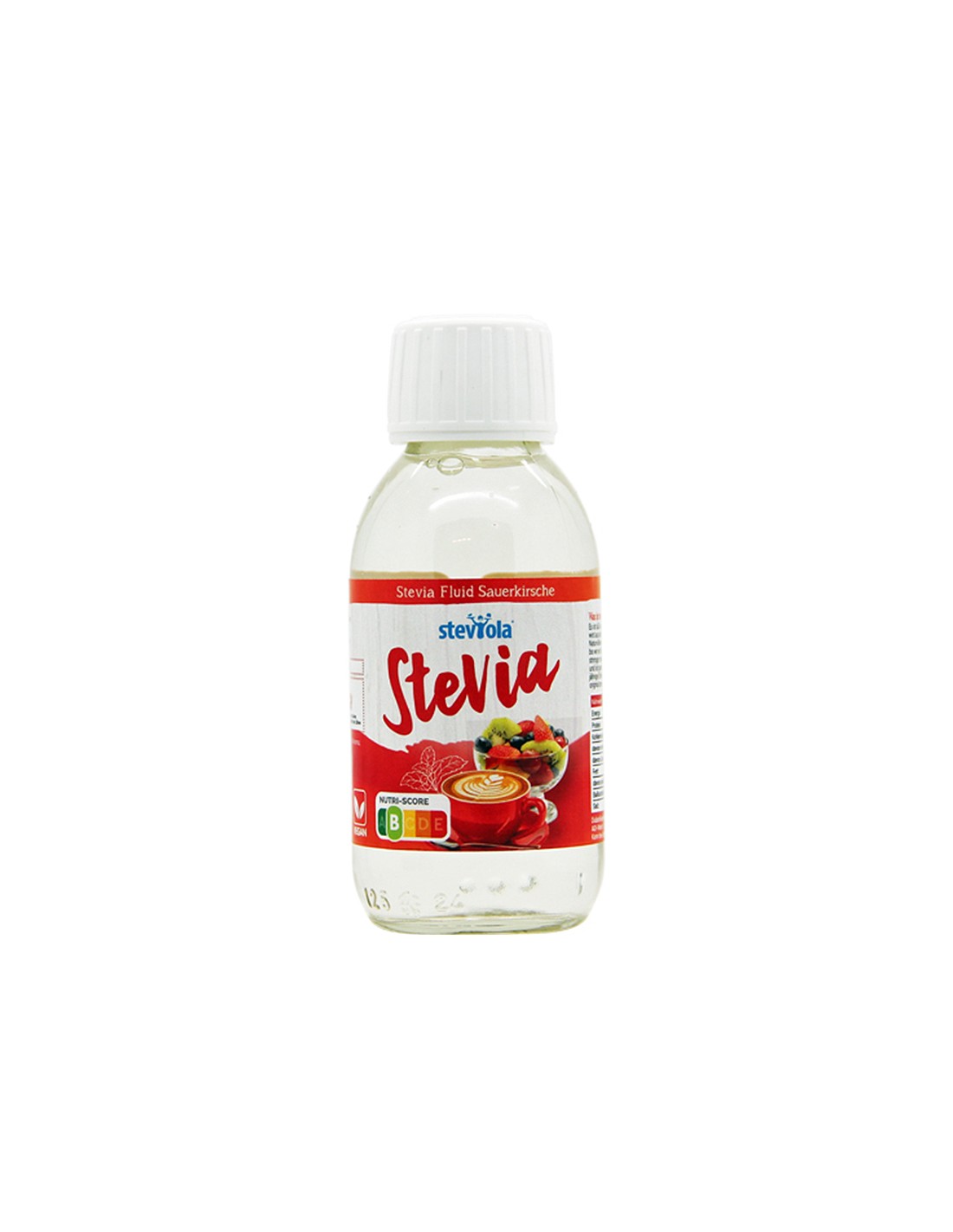 Flüssiges Stevia mit Kirschgeschmack – Steviola, 125 ml