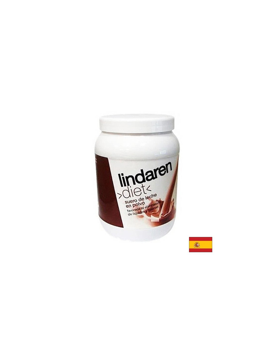 Molkenprotein mit Schokoladengeschmack – Suero de leche en polvo Lindaren, 500 g