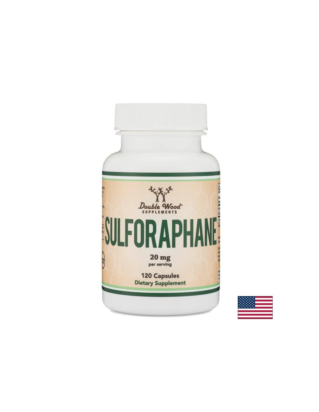 Antioxidans - Sulforaphan, 20 mg x 120 <tc>Double Wood</tc> Kapseln