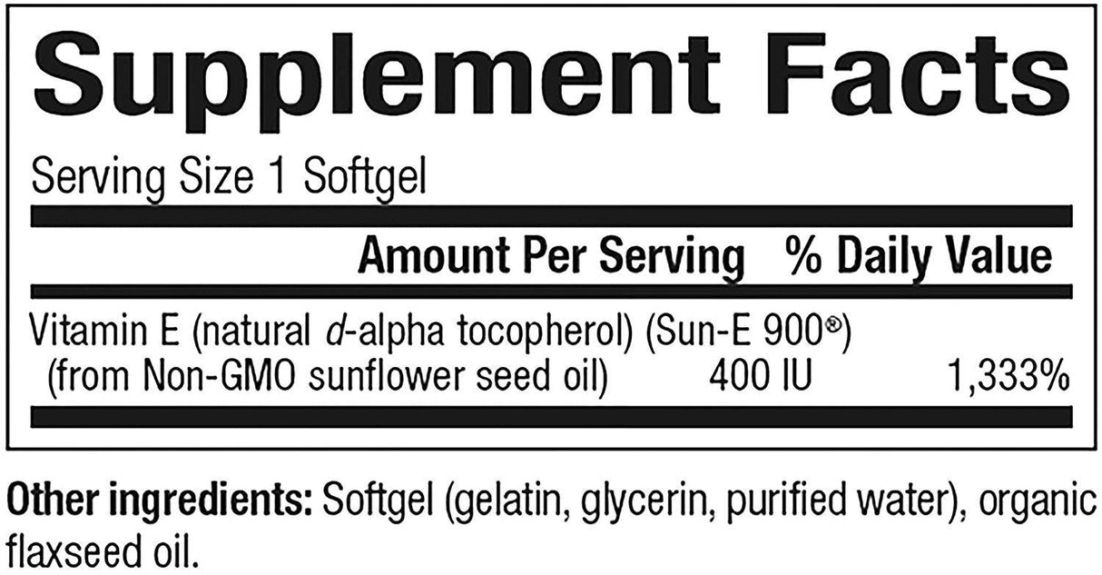 Sonnenblumen-Vitamin E 400 I.E. 90 Gelkapseln