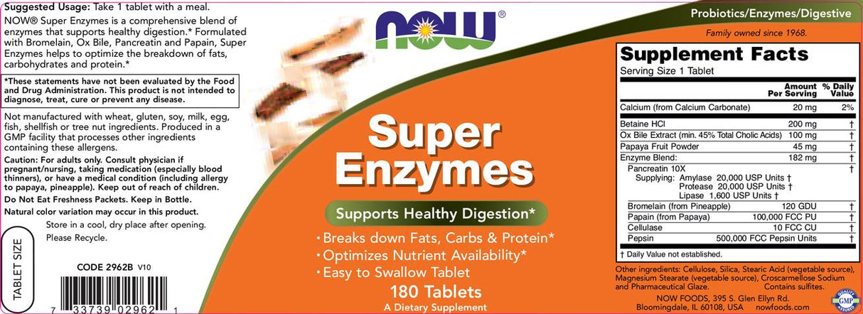Superenzyme – 180 Tabletten
