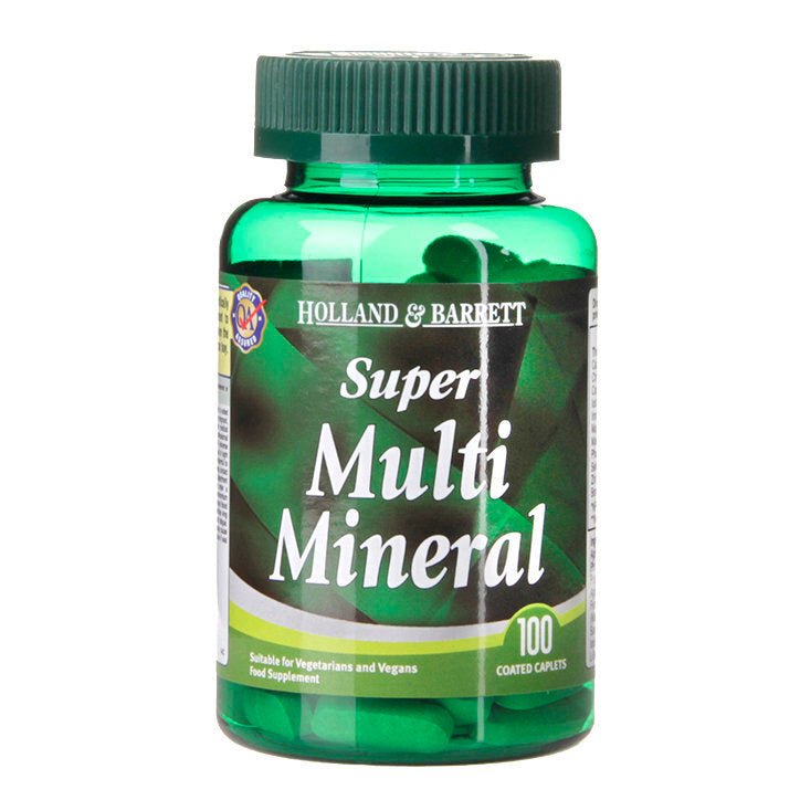 Super Multimineralien (Super Multi Mineral) 100 Tabletten HOLLAND & BARRETT
