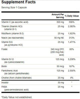 Super Stress Vitamin B-Komplex mit Vitamin C – 100 Kapseln