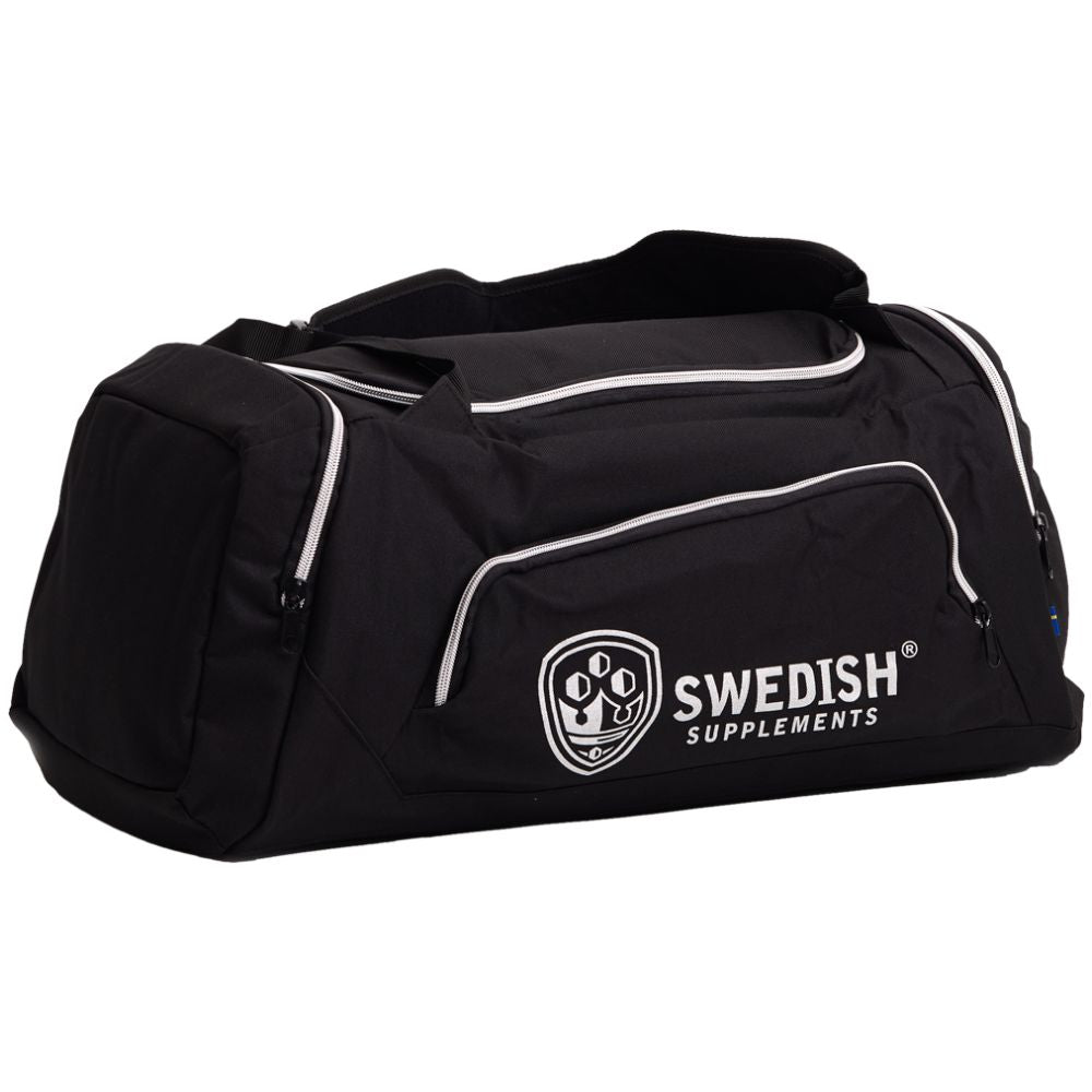 Schwedische Trainingstasche für das Fitnessstudio/Schwarz