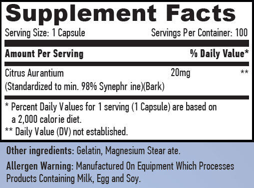 Synephrin 20 mg./100 Kapseln.