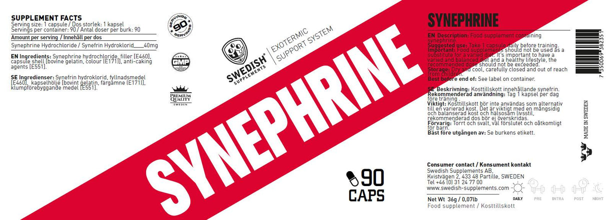 Synephrin HCL – 90 Kapseln