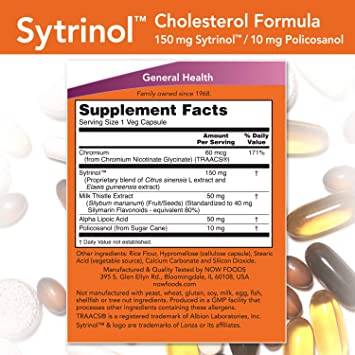 Sytrinol™ | Cholesterinformel mit Polico<tc>san</tc>ol - 120 Kapseln