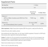 Ultra A & D-3 | Vitamin A 25.000 & Vitamin D 1000 IU - 100 Gelkapseln
