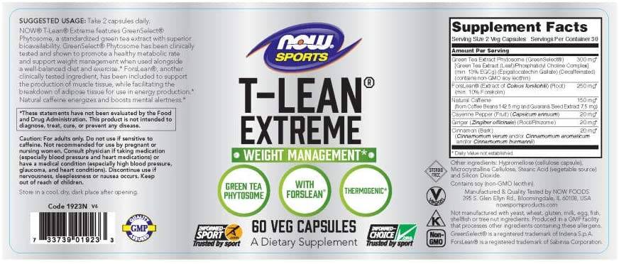 T-Lean Xtreme | Thermogener Brenner – 60 Kapseln