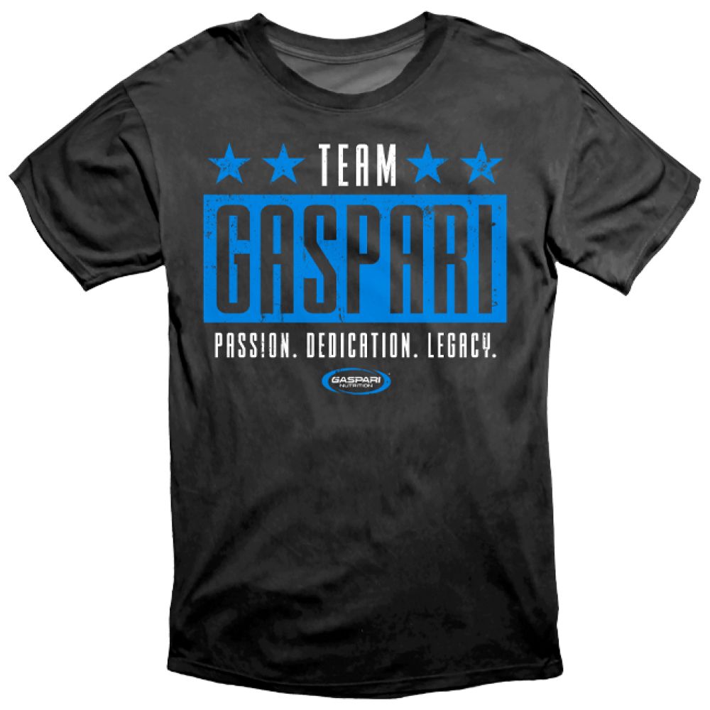 T-Shirt/Team Gaspari/Leidenschaft. Hingabe. Vermächtnis.