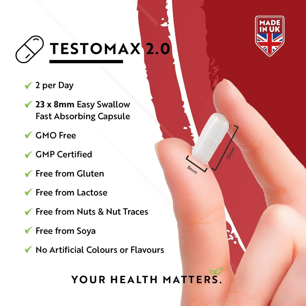 TESTOMAX™ 2.0 /210 Kapseln, 105 Tage/ mit Ashwagandha KSM 66®, CoQ10 und Maca-Wurzel <tc>Nutravita</tc>