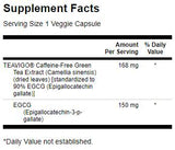 Teavigo Grüntee-Extrakt 90 % EGCG 30 Kapseln