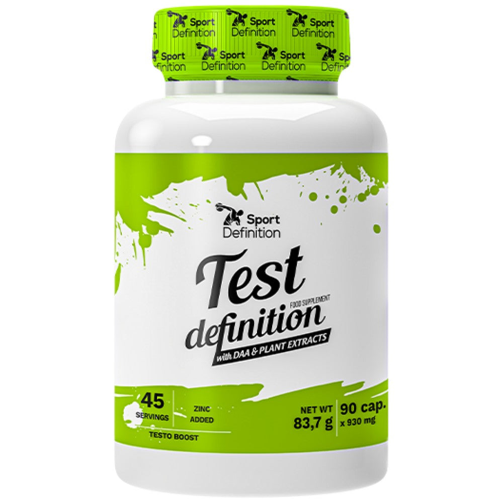 Testdefinition | mit DAA, Tribulus, Zink und Magnesium – 90 Kapseln