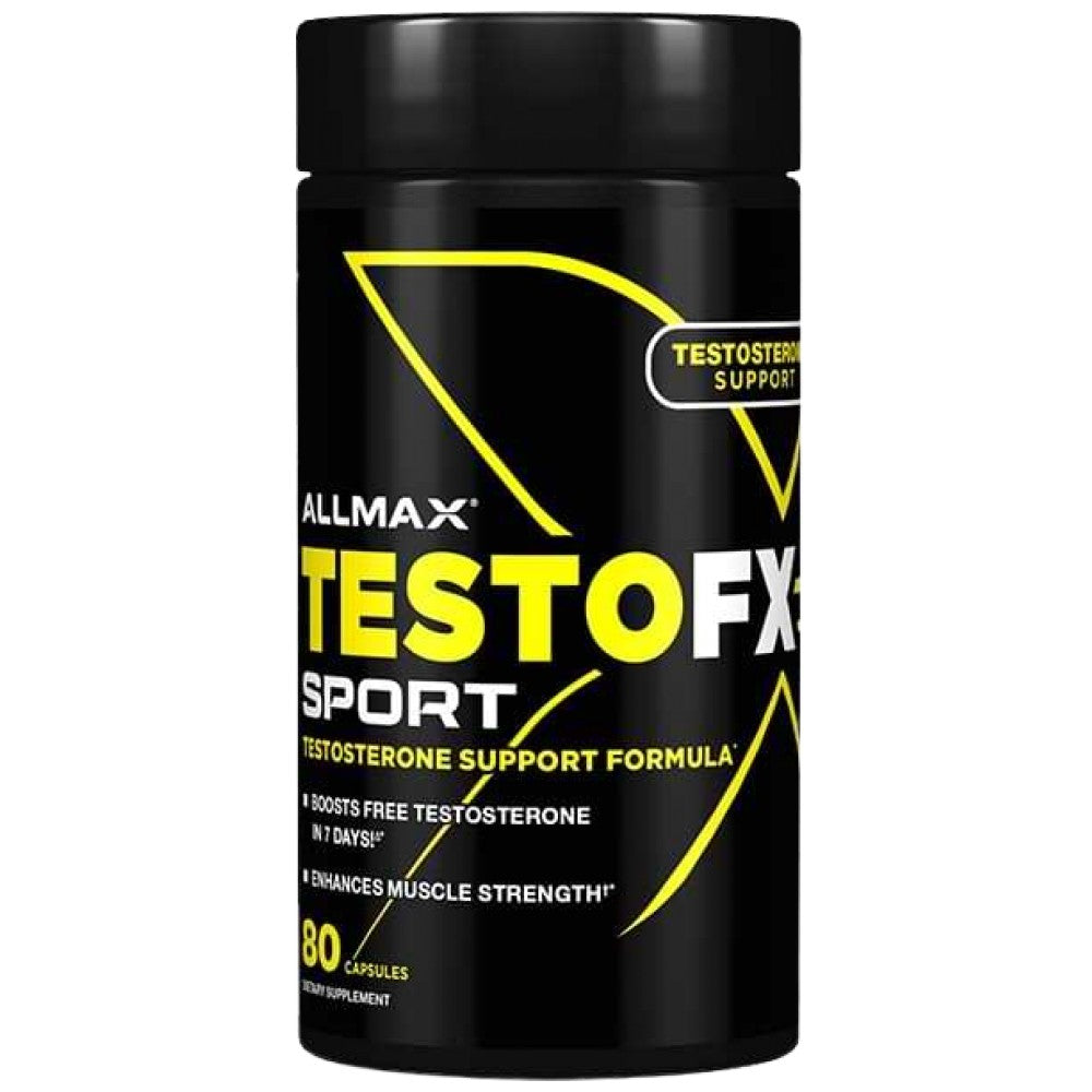 TestoFX Sport | mit TribX90 + Bockshornklee – 80 Kapseln