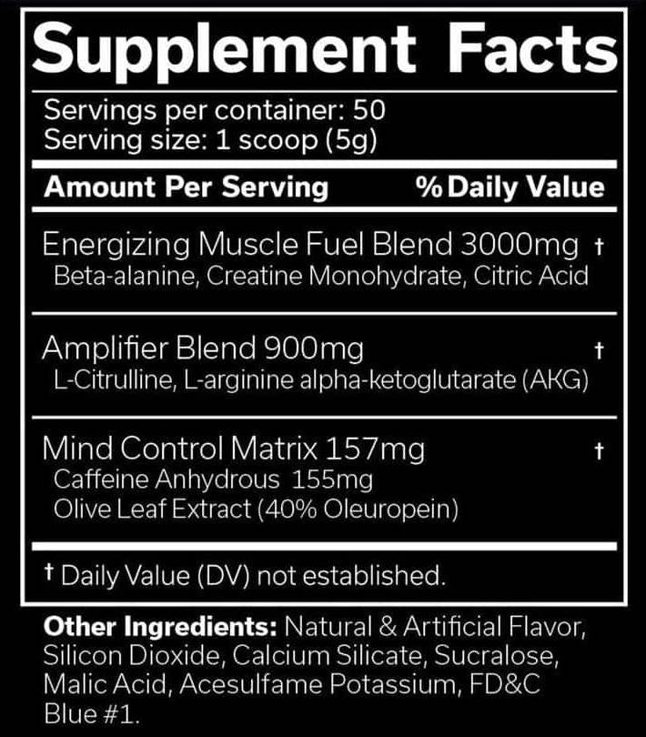 Der Fluch! Pre-Workout – 250 Gramm