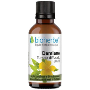 Tincture Damiana Leaves - 50 ml - Nutra Best Europe
