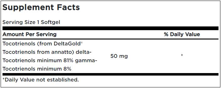 Tocotrienole 50 mg – 60 Kapseln