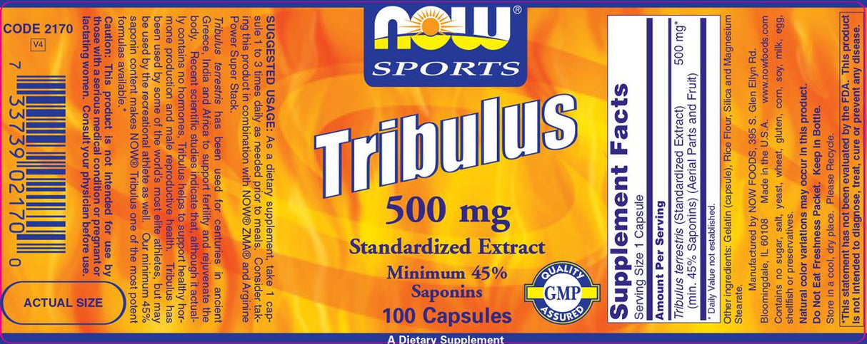 Tribulus 500 mg – 100 Kapseln