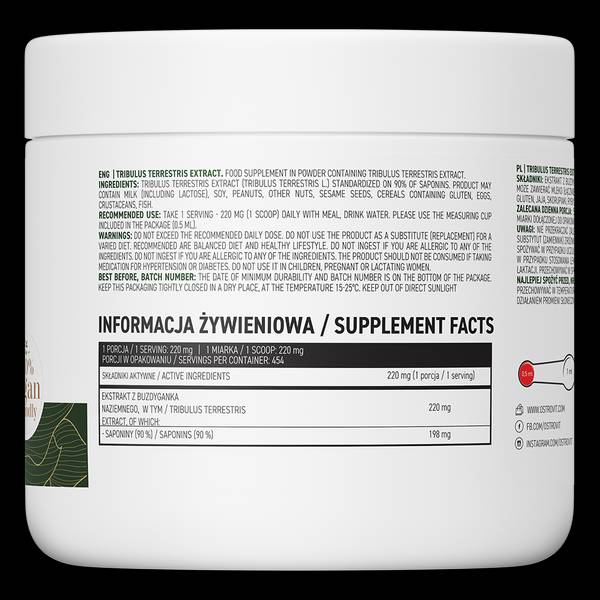 Tribulus Terrestris-Extrakt 90 % | Pulver 100 Gramm