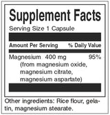 Dreifach-Magnesium-Komplex 400 mg – 30 Kapseln