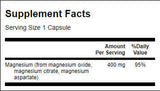 Dreifach-Magnesium-Komplex 400 mg – 300 Kapseln