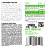 Kurkuma Curcumin 550 mg | mit schwarzem Pfeffer - 60 Kapseln