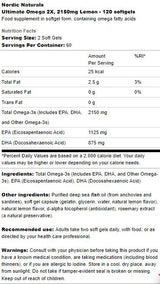 Ultimate Omega 2X 2150 mg – 60 Kapseln