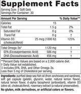 Ultimatives Omega 2X Mini 1120 mg | Mit Vitamin D3 - 60 Gelkapseln