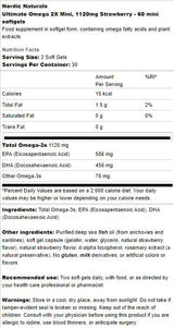 Ultimate Omega 2X Mini 1120 mg – 60 kaubare Gelkapseln