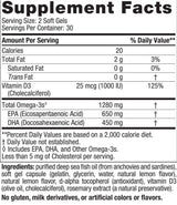Ultimatives Omega-D3 1280 mg – 60 Gelkapseln