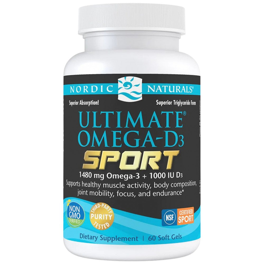 Ultimate Omega-D3 Sport 1480 mg – 60 Gelkapseln