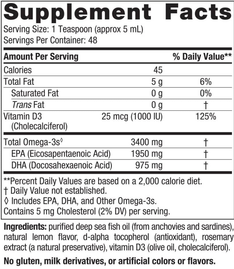 Ultimatives Omega Xtra | Mit Vitamin D3 - 237 ml
