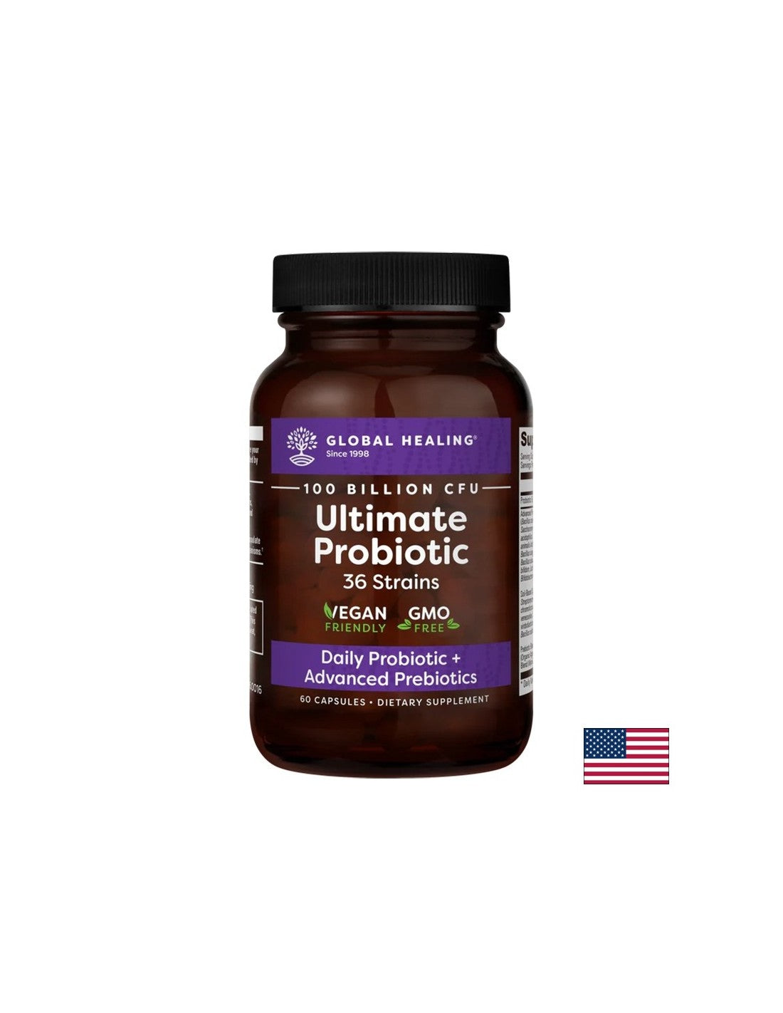 Ultimate Probiotic 100 Milliarden aktive Probiotika, 36 Stämme x 60 Kapseln